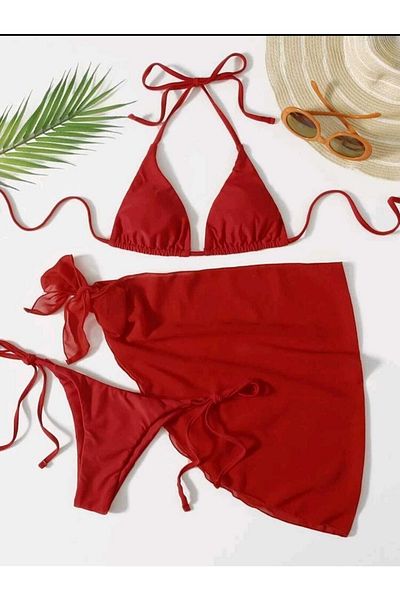 ZEKAS FASHION Set de bikini și fuste de bikini Redlive