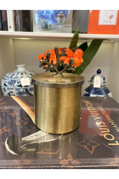 Dekordan House Mercan Kapaklı Mumluk