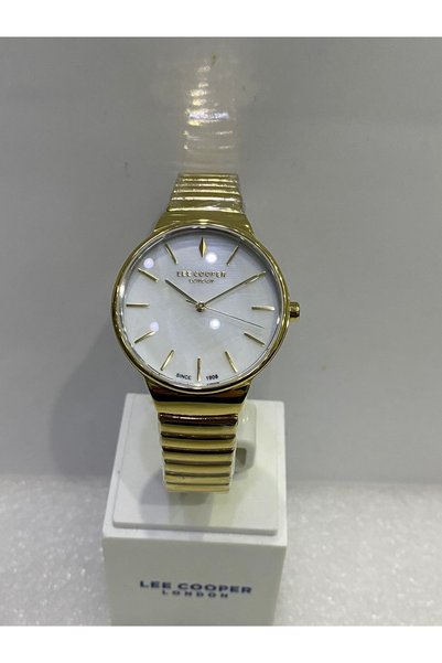 Lee Cooper Gold Sedef Kadranlı Kadın Kol Saati 35 Mm 3 Atm