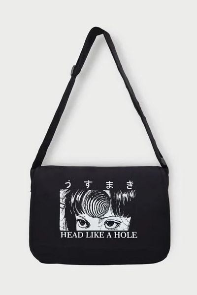 EFBUTİK Black Head Like A Hole Messenger Bag