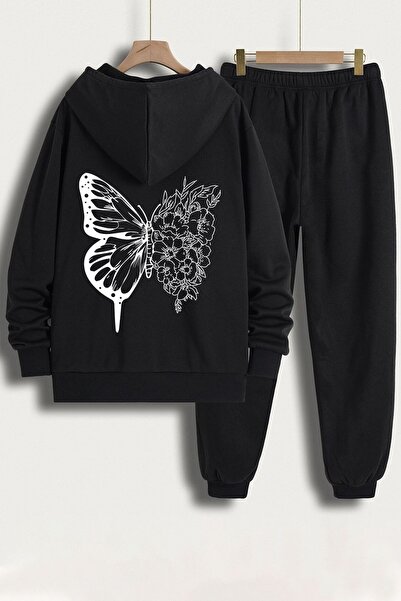 Trend Sizde Σετ φόρμας Unisex Προσαρμοσμένης σχεδίασης Drawing Butterflies Ba...