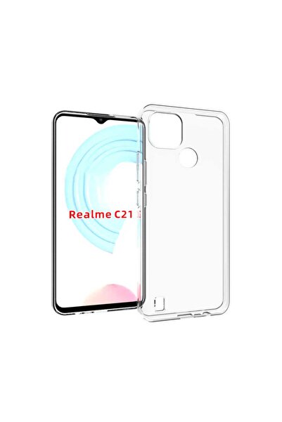 OPPO Realme C21 Uyumlu Yumuşak Esnek 3d Süper Şeffaf Silikon Kılıf