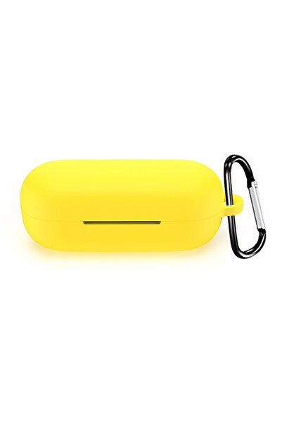 Microsonic Huawei Freebuds Se Kılıf Askılı Mat Silikon Sarı