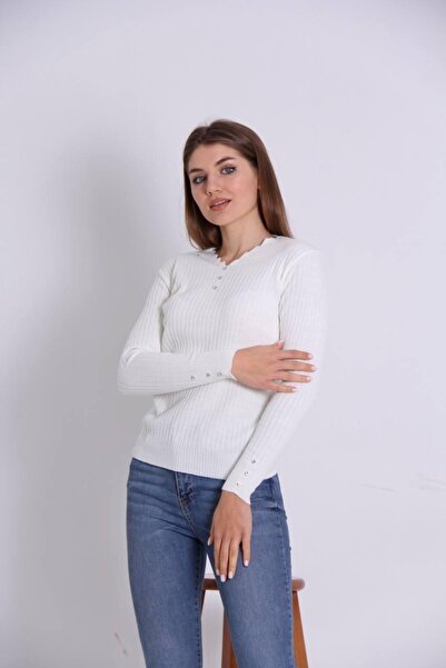 Arabul Triko Ladder Collar Knitwear