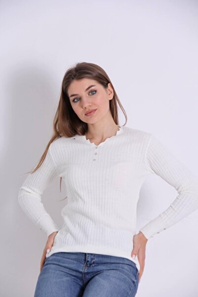 Arabul Triko Ladder Collar Knitwear