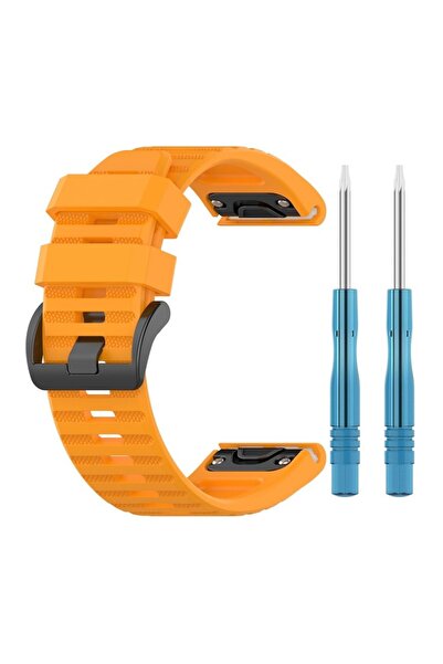 Microsonic Garmin Forerunner 955 Kordon Quick Fit Strap Band Hardal