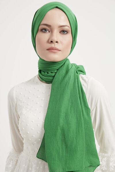 Gülsoy شال نسائي ناعم ومريح بينيتون أخضر - 25