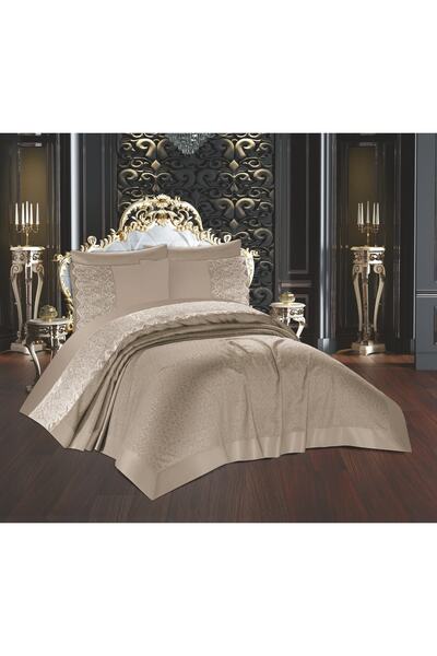 Ricello Home طقم بيكيه بروكيد برباط فرنسي Brkr001 مزدوج 6 قطع