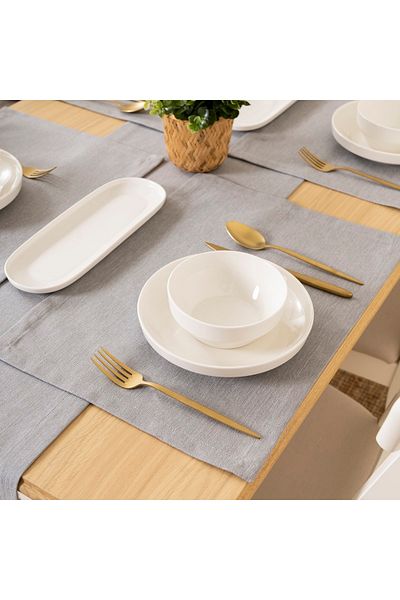 TOSHE 2-Piece Aria Fabric Decorative American Service