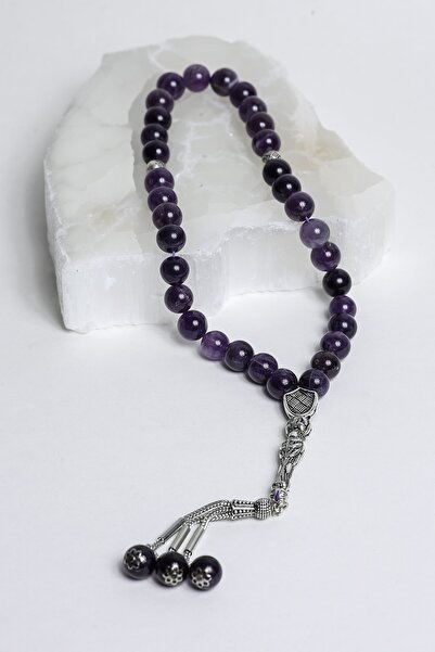 Zümrüt Doğal Taş Official Αμέθυστος Σφαίρα Κομμένη σε Σχήμα 10 χιλιοστών Φυσι...