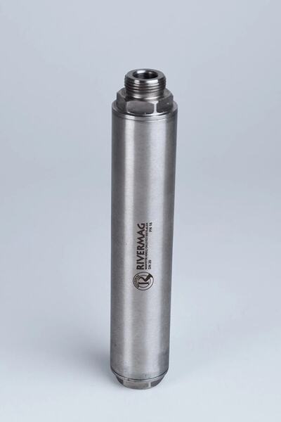 Rivermag Ultra Krom Daire Girişi 3/4 Manyetik Kireç Önleyici Cihaz