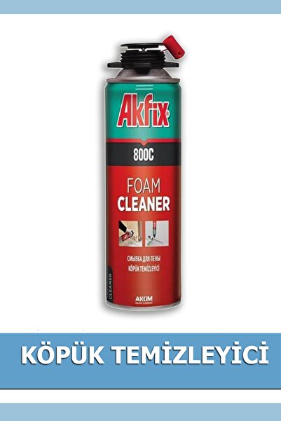 Akfix 800c Poliüretan Köpük Temizleyici Sprey 500 ml