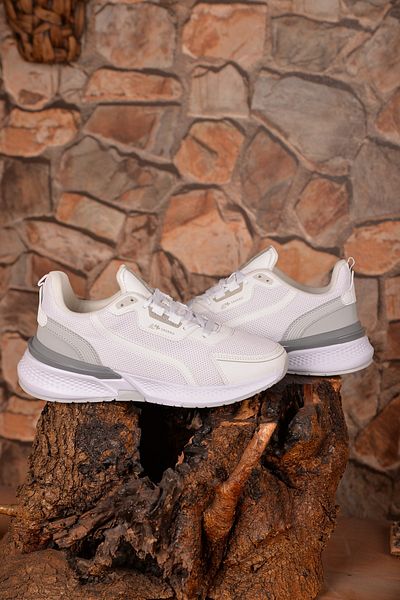 M.P. White High Sports Shoes for Men Anti-Sweat Orthopedic Sole Non-Slip Daily Comfortable for Walking and Running