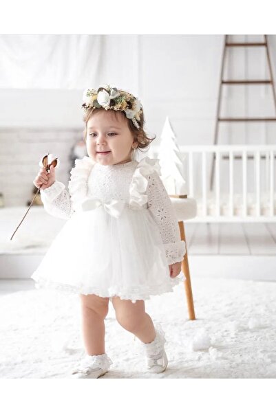 Kokosh kidss Girl's Lace Romper (Suitable for 3-6 months)