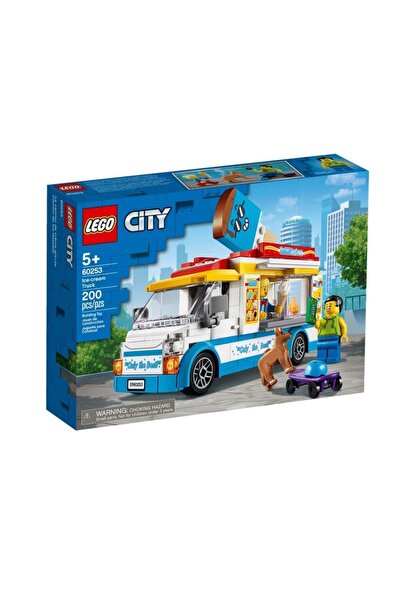 LEGO 60253 ®   عربة آيس كريم سيتي / 200 قطعة / العمر +5