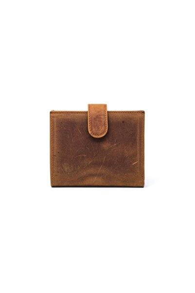 Verka Gillario Hakiki Eskitme Deri Taba Kadın - Erkek Cüzdan V313