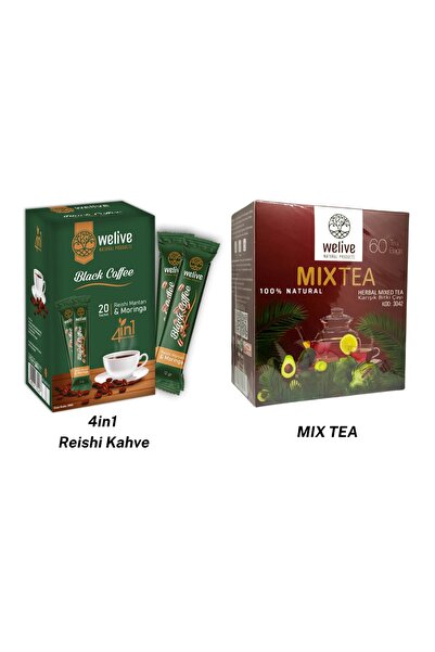 Welive Mix Tea 4in1 Reishi Coffee (detox Serisi )
