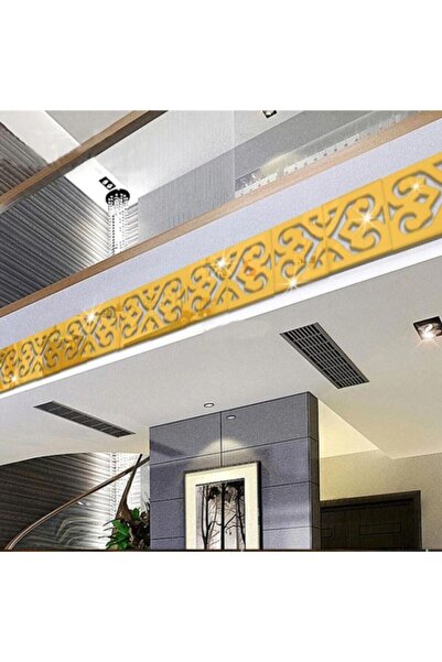 HomeJamin Pleksi Süs Bordür 16x Gold Motif Desenli Bordür Duvar Tavan Süsü