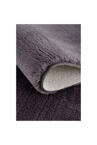 vescarpet station 3-Piece Bathroom Rug Plush Post Carpet Toilet Set Light Gray 100x60 60x40 60x60 (round)