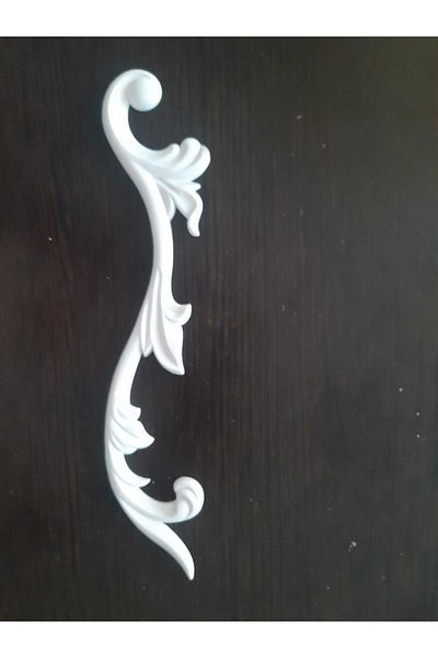 DERYA DESİNG ART Paintable Flexible Sconce No:1630 Wood, Furniture Renovation 17x7cm