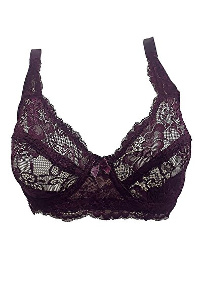 fiolin حمالة صدر نسائية من الدانتيل نصف إسفنجة