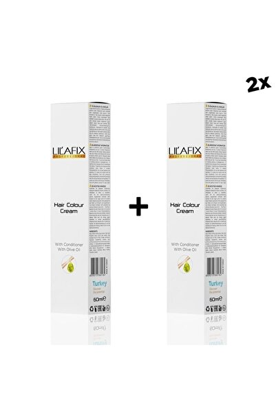 Lilafix 6/11 Yoğun Küllü Koyu Kumral 2'li Krem Tüp Boya - 60 Ml