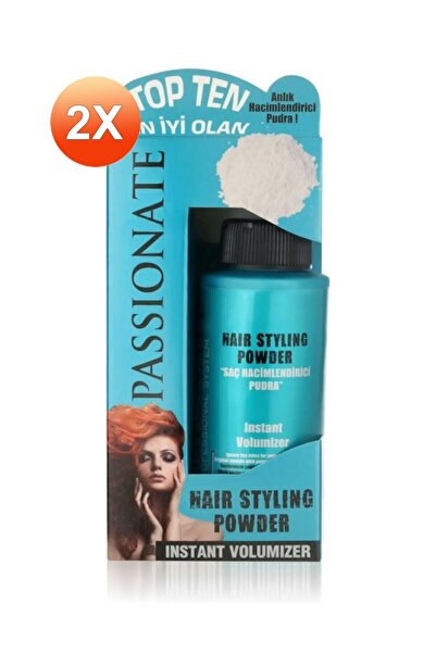 Passionate Şekillendirici Saç Pudrası 20gr Mavi X 2 Adet