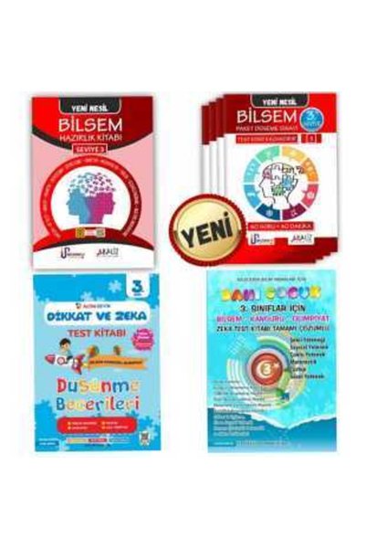 altın nokta 3. Sınıf Bilsem Hazırlık Bilsem Dahi Çocuk Bilsem Deneme Seti Bil...