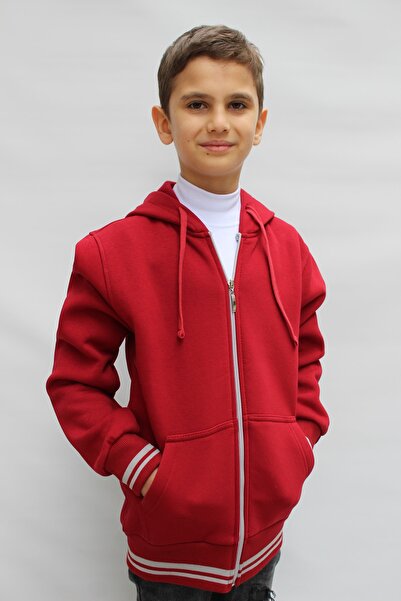 3 Iplik Kapşonlu Sweatshirt