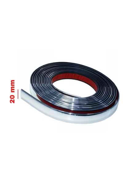 Carmind 20mm Dekoratif Nikelajlı Şerit Çıta 2 Metre