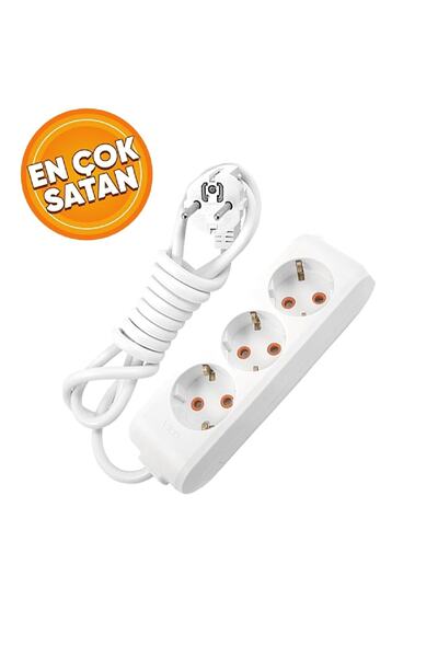 zmc elektrik Viko Multi-let 3lü Grup Priz Topraklı Kablo 2mt Viko