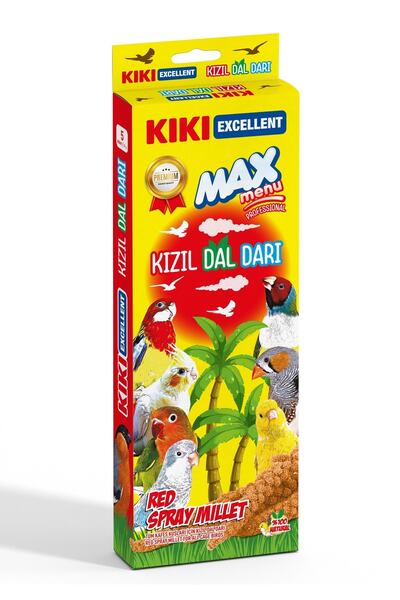 Kiki Excellent Kuş Kızıl Dal Darı - Tüm Kafes Kuşları Için Yem - Yavru Kuşlar...