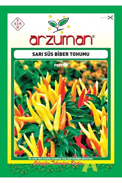 Arzuman Sarı Süs Biber Tohumu (TURŞULUK)(5 GR)