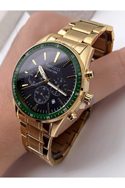 Ferrucci 3 Atm Su Geçirmezlik Fc.13299tm.04 Takvimli Erkek Kol Saati