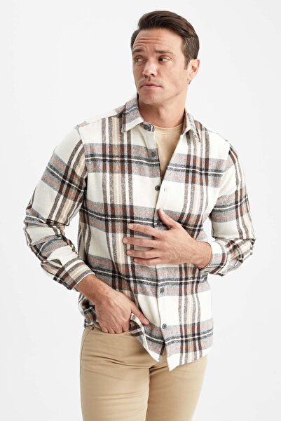 DeFacto Regular Fit Long Sleeve Shirt