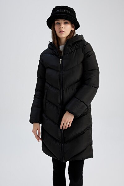 DeFacto Heat Insulated Waterproof Hooded thick Coats Parka A2158ax22wn