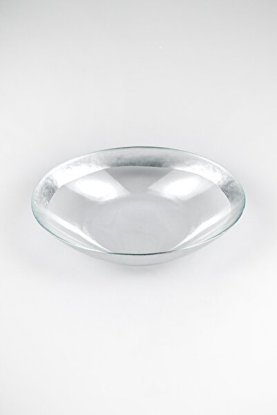 HERITAGE Gümüş Varak Bant Gondol Servis Sunum Kasesi Küçük Boy 22 Cm