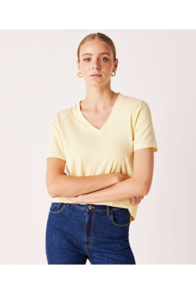 MISS IPEKYOL T-Shirt mit V-Ausschnitt