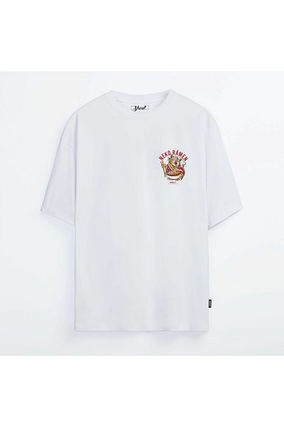 Shout Μπλουζάκι Unisex Ιαπωνικού φαγητού Neko Ramen