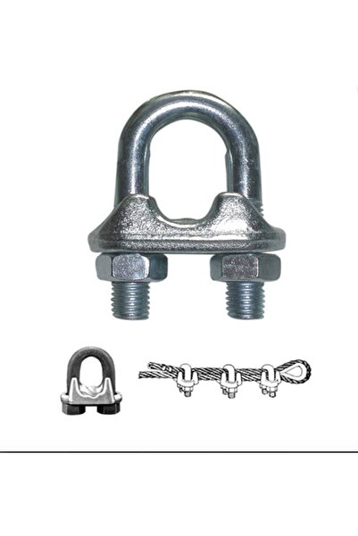 Genel Markalar 8 Mm Çelik Halat Klemensi 10 Adet