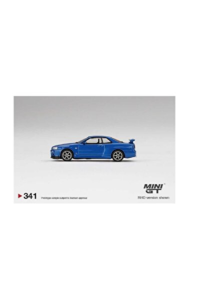 mini gt Nissan Skyline Gt-r (r34) V-spec Iı Bayside Blue