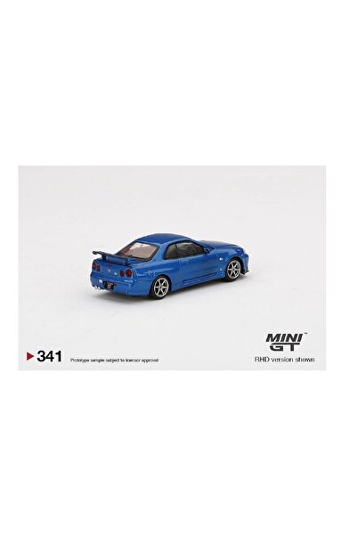 mini gt Nissan Skyline Gt-r (r34) V-spec Iı Bayside Blue