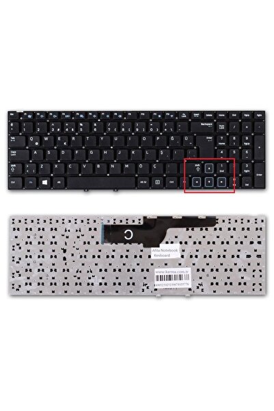 Samsung Np300e5a Serisi Notebook Klavyesi (siyah Tr)