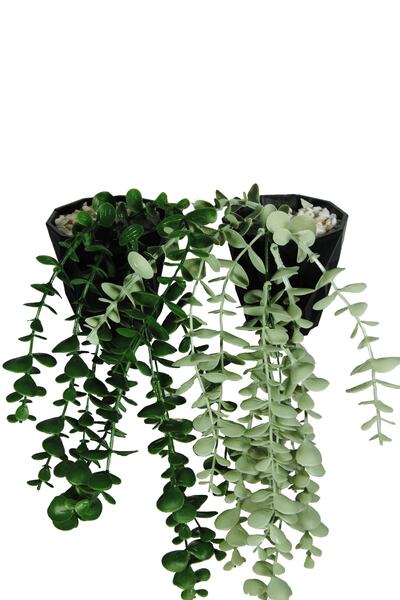 Lilac Home Yapay Çiçek 2'li Mini Okaliptus Seti