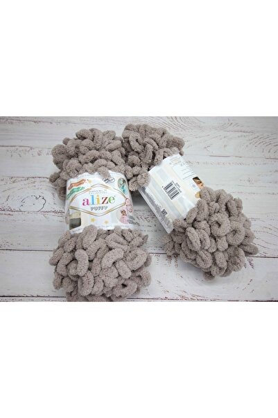 Alize بافي 268 5 قطع حبل بطانية أطفال بلون الحجر