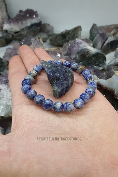 beautifulnaturelstones Sodalite Natural Stone Bracelet 8 mm