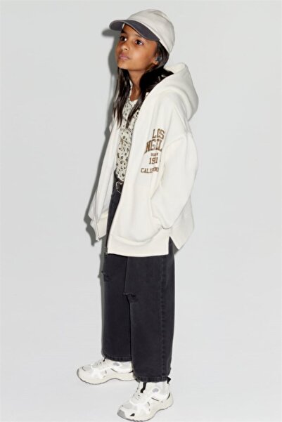 MİNİKO KİDS Унісекс бавовняний кардиган з капюшоном на блискавці