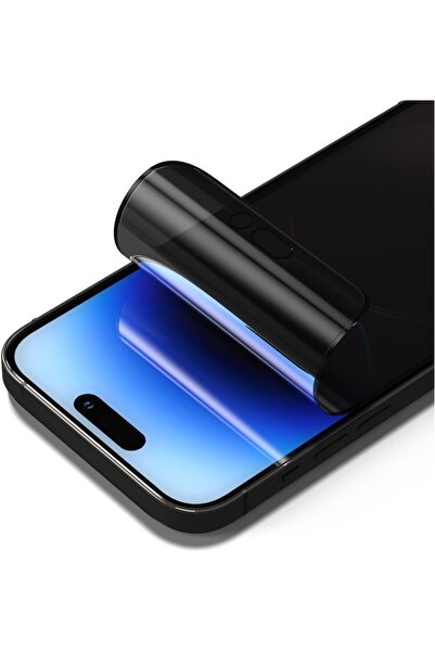 EDELFU Iphone 14 Pro Uyumlu Hayalet Parmak Izi Tutmaz Asla Kırılmaz Esnek Ful...