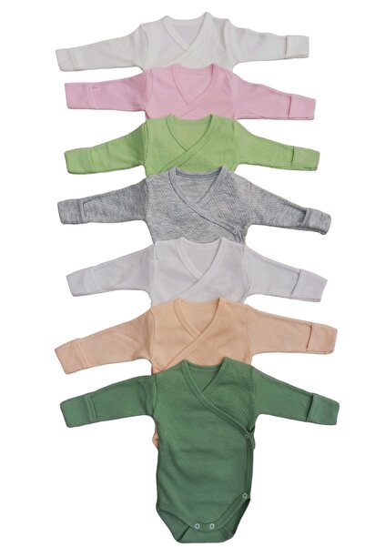 bebedino قفازات ذاتية طويلة الأكمام مزدوجة الصدر بادي مع مثبتات كبس (عبوة من ...