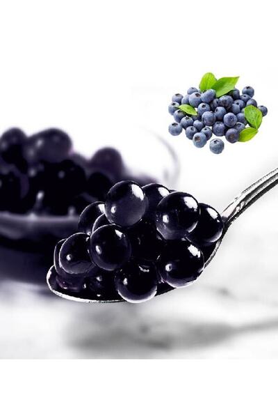 Ejder Ateşi Yaban Mersini Aromalı Bubble Tea Incileri 1000 Gr.-popping Boba -bubble Tea -tapyoka Incileri-boba